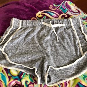 gray lounge shorts